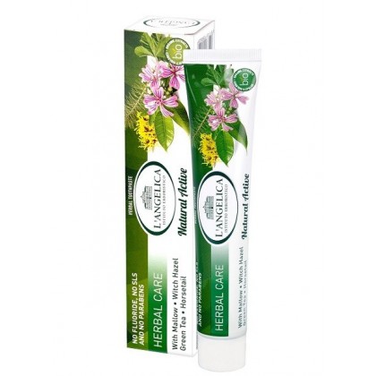 L'Angelica Natural Active Ziołowa Ochrona - Profilaktyczna, w 100% naturalna pasta do zębów 75 ml
