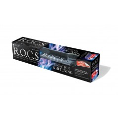 ROCS Whitening Sensation - Wybielająca pasta do zębów, 60 ml w zestawie ze szczoteczką ROCS gratis
