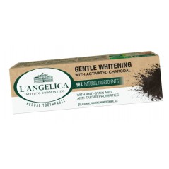 L'Angelica Gentle Whitening 75 ml - Wybielająca pasta do zębów z aktywnym węglem