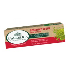 L'Angelica Wrażliwe Zęby z Matcha - Pasta znosząca nadwrażliwość zębów, 75 ml