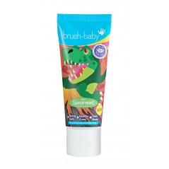 BRUSH-BABY Dino Spearmint - pasta do zębów dla dzieci od 3 lat - smak miętowy (50 ml)