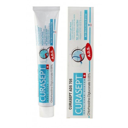CURASEPT ADS 705 - pasta do zębów z chlorheksydyną 0.05% - 75ml