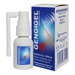 GENGIGEL SPRAY 0,01% HA - spray z kwasem hialuronowym na stany zapalne dziąseł, 20 ml