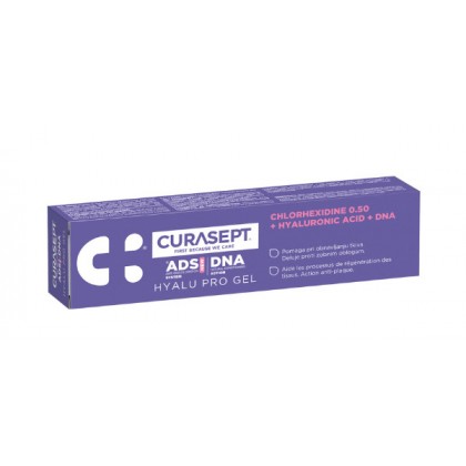 CURASEPT ADS DNA 350 HYALU PRO - regenerujący żel periodontologiczny z chlorheksydyną 0.50%, kwasem hialuronowym i DNA, 30 ml