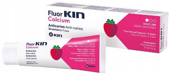 KIN Fluor Calcium - pasta przeznaczona specjalnie dla dzieci